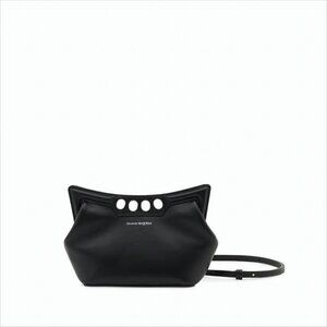 ALEXANDER MCQUEEN Structured Leather Shoulder Bag